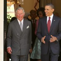 El Príncipe Carlos de Gales y Barack Obama