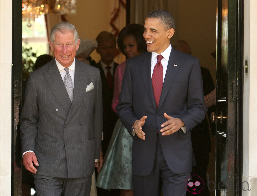 El Príncipe Carlos de Gales y Barack Obama