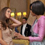 Catalina Middleton y Michelle Obama en Londres