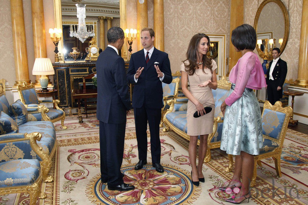 Los Obama y los Cambridge en Londres