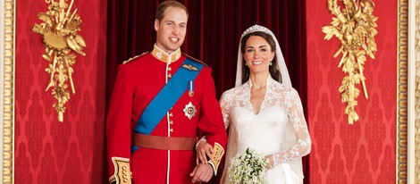 Foto oficial de la boda de los Duques de Cambridge