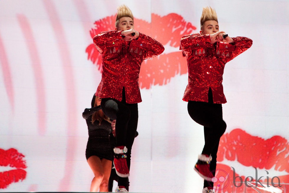 Los gemelos irlandeses John & Edward en Eurovisión 2011