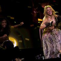 Shakira arrasando en su concierto de Barcelona