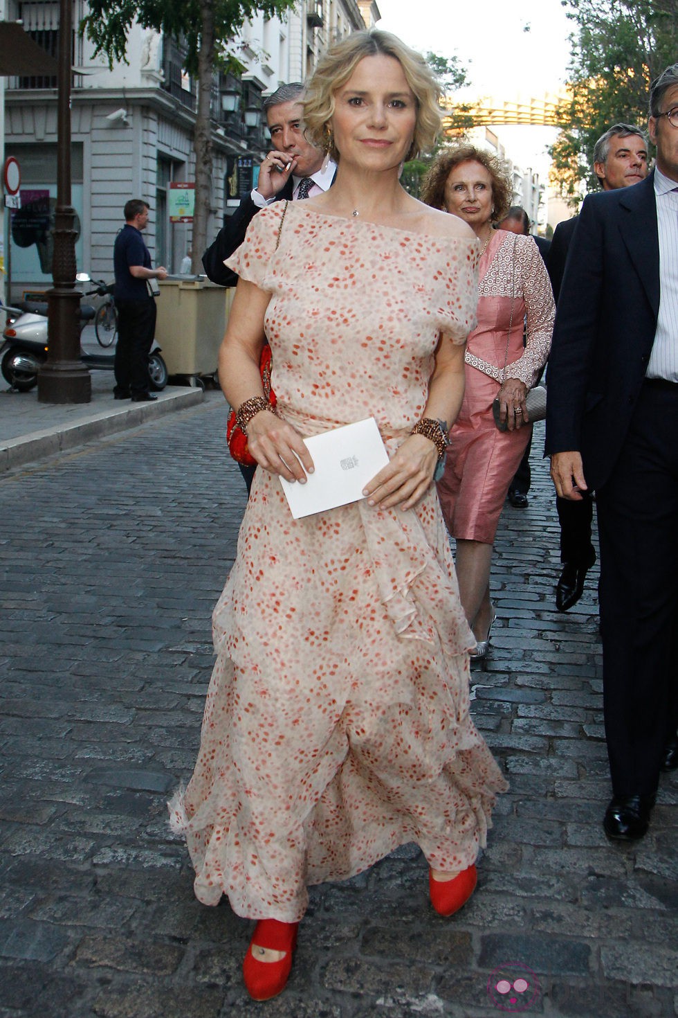 Eugenia Martínez de Irujo en la boda de MCST