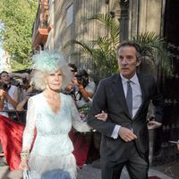 Cayetana Fitz-James Stuart y Alfonso Díez en la boda de MCST