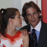 Carlota y Andrea Casiraghi en el Gran Premio de Fórmula 1 de Mónaco