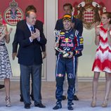 Sebastian Vettel y la Familia Real Monegasca en el Gran Premio de F-1 de Mónaco