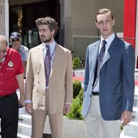 El Príncipe Antonio von Furstenberg y Pierre Casiraghi en el Gran Premio de Fórmula 1 de Mónaco