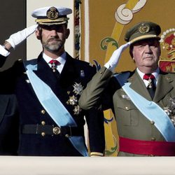 El Príncipe Felipe y el Rey Don Juan Carlos I