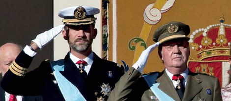 El Príncipe Felipe y el Rey Don Juan Carlos I