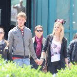 Edurne y David de Gea cogidos de la mano en Disneyland París