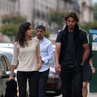 Xisca Perelló y Rafa Nadal en París