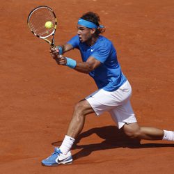 Rafa Nadal durante la final de Roland Garros