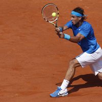 Rafa Nadal durante la final de Roland Garros