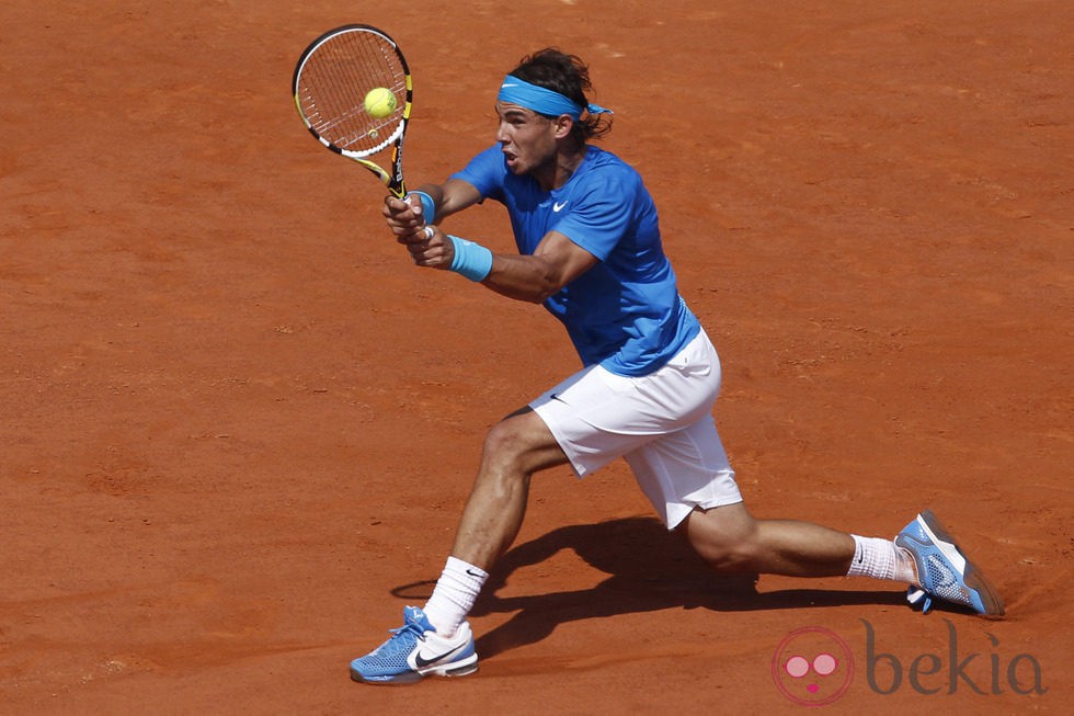 Rafa Nadal durante la final de Roland Garros