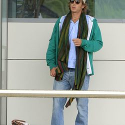 Andrea Casiraghi a su llegada a Ibiza