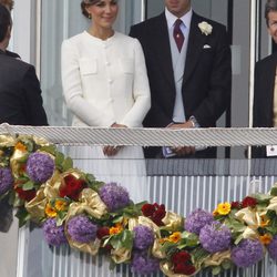 Los Duques de Cambridge en el palco del Derby de Epsom