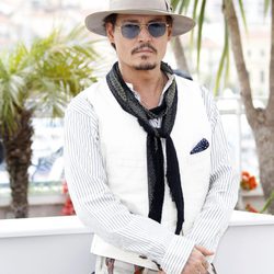 Johnny Depp a su llegada a Cannes