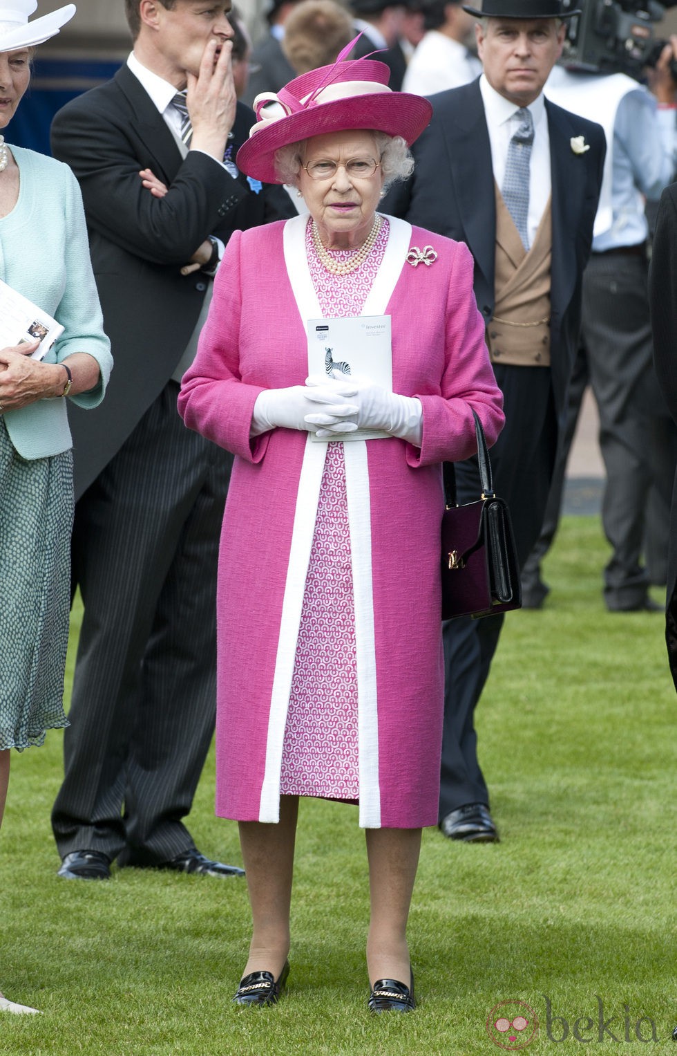 La Reina Isabel II en el Derby de Epsom