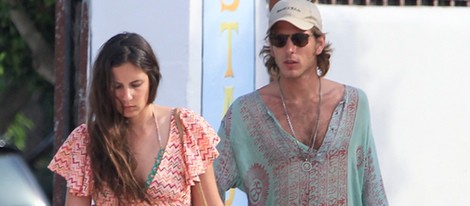 Tatiana Santo Domingo y Andrea Casiraghi de vacaciones en Ibiza