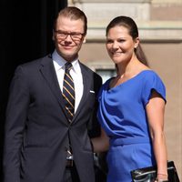 Los Príncipes Daniel y Victoria de Suecia en el Día Nacional Sueco