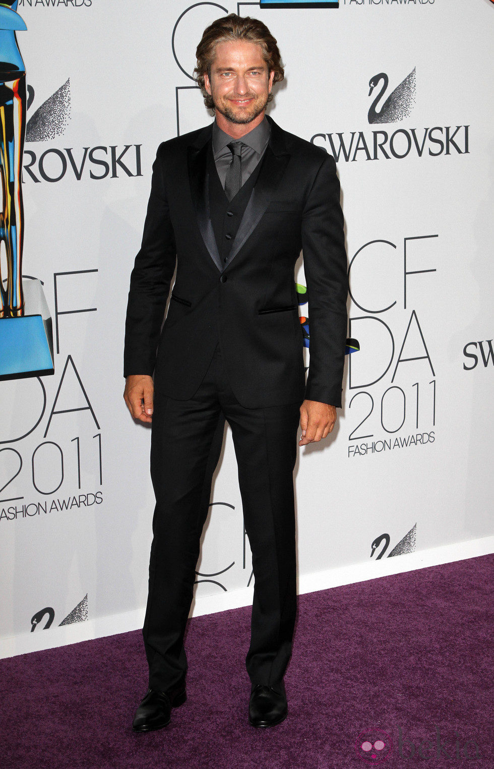 Gerard Butler en los Premios CFDA