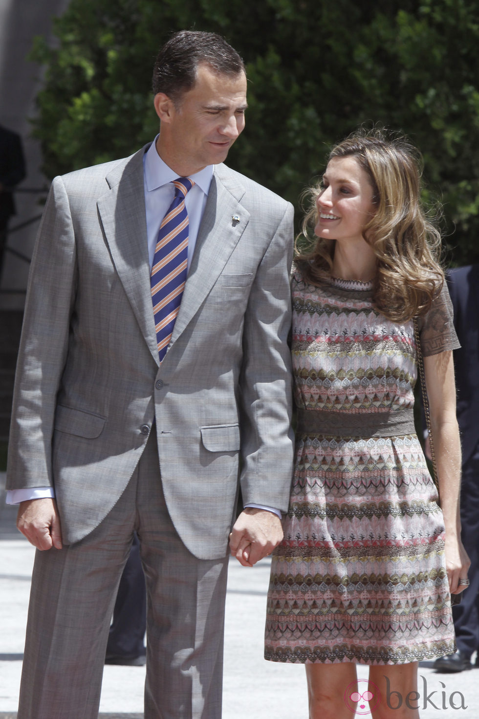 Don Felipe y Doña Letizia en el Senado