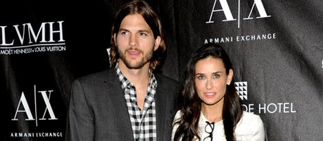 Demi Moore y Ashton Kutcher en los Stephan Weiss Apple Awards