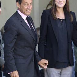 Nicolas Sarkozy y Carla Bruni