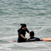 Miguel Ángel Silvestre y Blanca Suárez en el mar