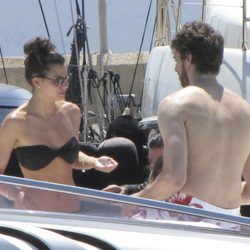 Pau Gasol y Silvia López en Ibiza