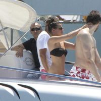 Silvia Lopez y Pau Gasol en Ibiza