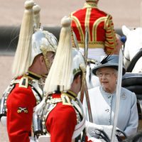 Isabel II en Trooping the Colour