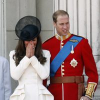 Catalina y Guillermo de Cambridge en 'Trooping the Colour'