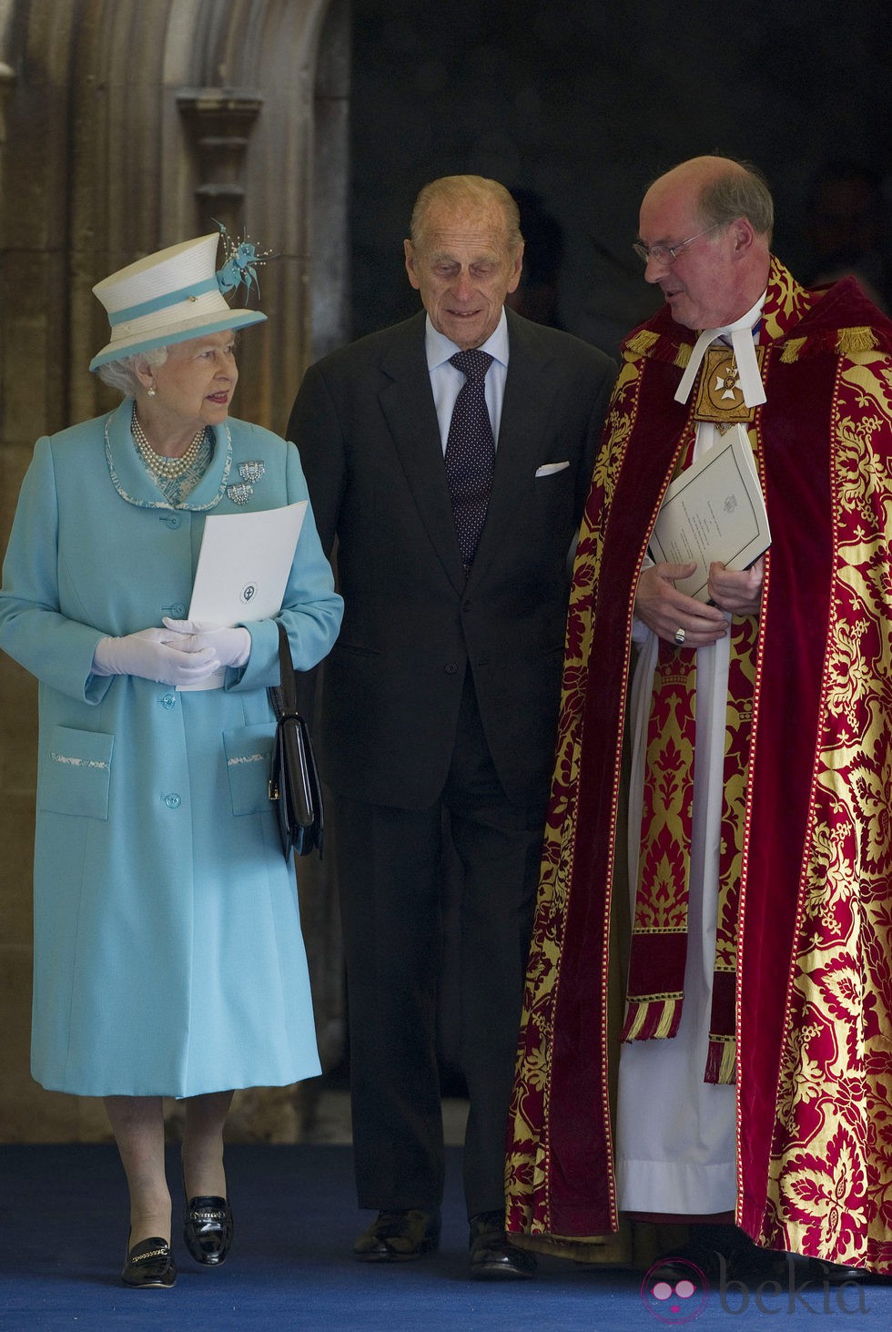 La Reina Isabel II y el Príncipe Felipe de Edimburgo en Windsor