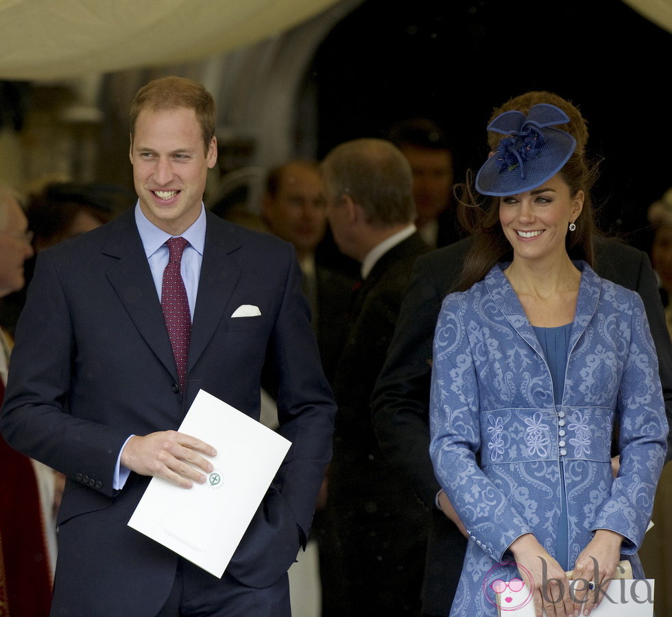 Los Duques de Cambridge en el Castillo de Windsor