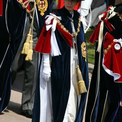 La Princesa Ana en la Procesión de la Orden de la Jarretera