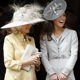 Las Duquesas Camilla de Cornualles y Catalina de Cambridge en la Jarretera