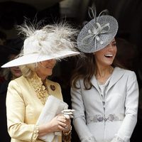 Las Duquesas Camilla de Cornualles y Catalina de Cambridge en la Jarretera