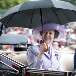 La princesa Ana de Inglaterra en Ascot