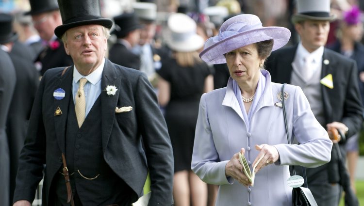 La Princesa Ana y Andrew Parker Bowles en Ascot