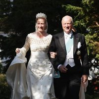 La Princesa Natalia y su padre Richard antes de la boda