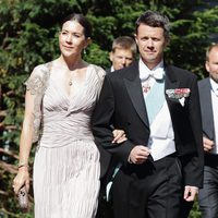 Federico de Dinamarca y Mary Donaldson en la boda de la Princesa Natalia