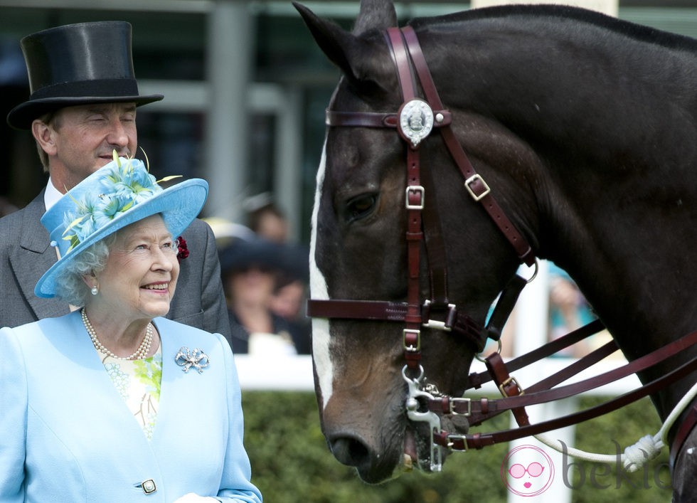 Isabel II en la clausura de Ascot