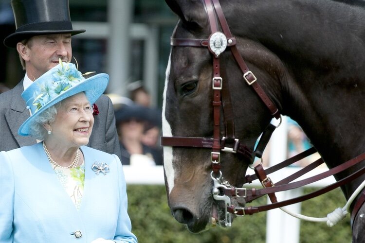 Isabel II en la clausura de Ascot