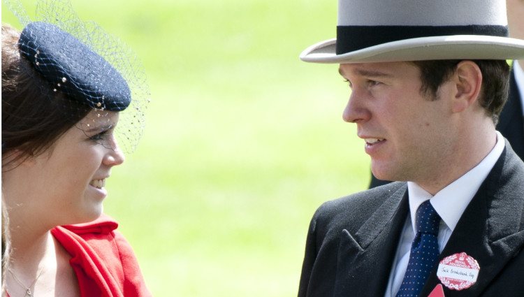 Eugenia de York y su novio Jack Brooksbank en Ascot