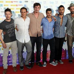 Jan Cornet y los chicos de 'El Barco' en la Fiesta del Cine Español