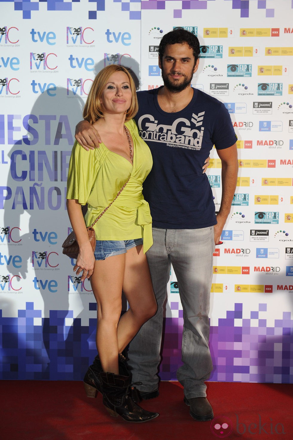 Iker Lastra y Susana Reche en la Fiesta del Cine Español