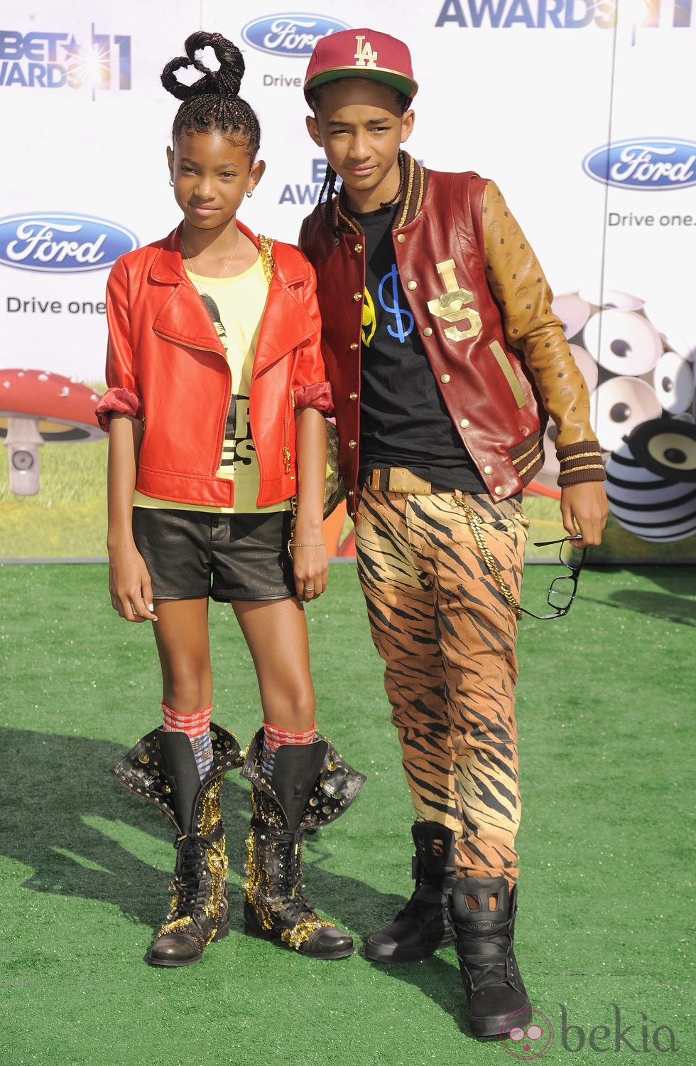 Willow y Jaden Smith en los Bet Awards 2011