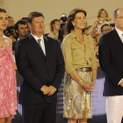 Carlota Casiraghi, Carolina y Alberto de Mónaco